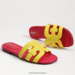 jp Sam Edelman 女性 ベイスライドサンダル ミモザイエロー/ウルトラフューシャ 4NFV0P7 履物 - Image 7