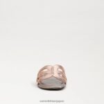 jp Sam Edelman 女性 ベイスライドサンダル ローズゴールド 4NFV0P17 履物 - Image 3
