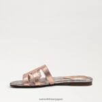 jp Sam Edelman 女性 ベイスライドサンダル ローズゴールド 4NFV0P17 履物 - Image 4