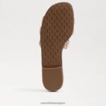jp Sam Edelman 女性 ベイスライドサンダル ローズゴールド 4NFV0P17 履物 - Image 6