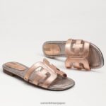 jp Sam Edelman 女性 ベイスライドサンダル ローズゴールド 4NFV0P17 履物 - Image 7