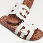 jp Sam Edelman 女性 ベイスライドサンダル 明るい白い革 4NFV0P13 履物 - Image 7