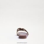jp Sam Edelman 女性 ベイスライドサンダル 溶けた金 4NFV0P15 履物 - Image 5