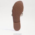 jp Sam Edelman 女性 ベイスライドサンダル 溶けた金 4NFV0P15 履物 - Image 6