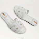 jp Sam Edelman 女性 ベイスライドサンダル 真っ白な特許 4NFV0P380 履物 - Image 7