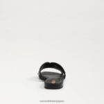 jp Sam Edelman 女性 ベイフルール スライドサンダル 黒 4NFV0P622 履物 - Image 5