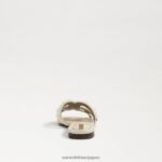 jp Sam Edelman 女性 ベイペルラ スライドサンダル モダンなアイボリー 4NFV0P498 履物 - Image 5