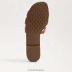 jp Sam Edelman 女性 ベイラディアント スライドサンダル テラコッタピンク 4NFV0P577 履物 - Image 6