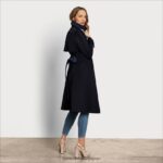 jp Sam Edelman 女性 ベルト付きトレンチコート 海軍 4NFV0P1191 衣服 - Image 2