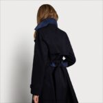 jp Sam Edelman 女性 ベルト付きトレンチコート 海軍 4NFV0P1191 衣服 - Image 3