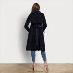 jp Sam Edelman 女性 ベルト付きトレンチコート 海軍 4NFV0P1191 衣服 - Image 4