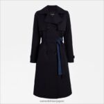jp Sam Edelman 女性 ベルト付きトレンチコート 海軍 4NFV0P1191 衣服 - Image 5