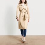 jp Sam Edelman 女性 ベルト付きトレンチコート 白樺 4NFV0P1176 衣服 - Image 2