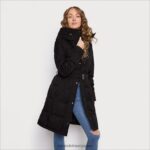 jp Sam Edelman 女性 ベルト付きピローカラーパフ 黒 4NFV0P1300 衣服 - Image 2
