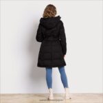 jp Sam Edelman 女性 ベルト付きピローカラーパフ 黒 4NFV0P1300 衣服 - Image 4