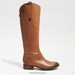jp Sam Edelman 女性 ペニーレザー乗馬ブーツ ウィスキーレザー 4NFV0P416 履物 - Image 2