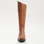 jp Sam Edelman 女性 ペニーレザー乗馬ブーツ ウィスキーレザー 4NFV0P416 履物 - Image 3