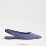 jp Sam Edelman 女性 ホイットニー スリングバック ポインテッドトゥ フラット ダスティバイオレット 4NFV0P740 履物 - Image 2