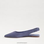 jp Sam Edelman 女性 ホイットニー スリングバック ポインテッドトゥ フラット ダスティバイオレット 4NFV0P740 履物 - Image 4