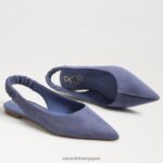 jp Sam Edelman 女性 ホイットニー スリングバック ポインテッドトゥ フラット ダスティバイオレット 4NFV0P740 履物 - Image 7