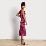 jp Sam Edelman 女性 ホルターパーム マキシドレス マゼンタマルチ 4NFV0P1075 衣服 - Image 2
