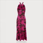 jp Sam Edelman 女性 ホルターパーム マキシドレス マゼンタマルチ 4NFV0P1075 衣服 - Image 5