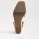 jp Sam Edelman 女性 ボーン エスパドリーユ ウェッジ サンダル オレンジ色のポピー 4NFV0P243 履物 - Image 6