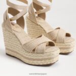 jp Sam Edelman 女性 ボーン エスパドリーユ ウェッジ サンダル 自然 4NFV0P246 履物 - Image 7