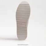 jp Sam Edelman 女性 ポピー レースアップスニーカー 柔らかいシルバーの革 4NFV0P308 履物 - Image 6
