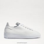 jp Sam Edelman 女性 ポピー レースアップスニーカー 白い革 4NFV0P309 履物 - Image 2