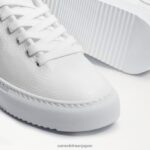 jp Sam Edelman 女性 ポピー レースアップスニーカー 白い革 4NFV0P309 履物 - Image 7
