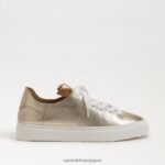 jp Sam Edelman 女性 ポピー レースアップスニーカー 金 4NFV0P310 履物 - Image 2