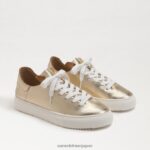 jp Sam Edelman 女性 ポピー レースアップスニーカー 金 4NFV0P310 履物