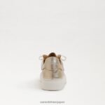 jp Sam Edelman 女性 ポピー レースアップスニーカー 金 4NFV0P310 履物 - Image 5