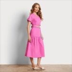 jp Sam Edelman 女性 マイラのスカート フィジーの花 4NFV0P1090 衣服 - Image 3