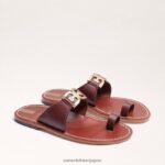 jp Sam Edelman 女性 マキシム トゥリング サンダル メープルバーボン 4NFV0P256 履物