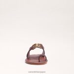 jp Sam Edelman 女性 マキシム トゥリング サンダル メープルバーボン 4NFV0P256 履物 - Image 3