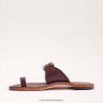 jp Sam Edelman 女性 マキシム トゥリング サンダル メープルバーボン 4NFV0P256 履物 - Image 4
