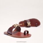 jp Sam Edelman 女性 マキシム トゥリング サンダル メープルバーボン 4NFV0P256 履物 - Image 7