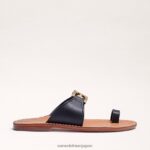 jp Sam Edelman 女性 マキシム トゥリング サンダル 黒 4NFV0P255 履物 - Image 2
