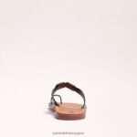 jp Sam Edelman 女性 マキシム トゥリング サンダル 黒 4NFV0P255 履物 - Image 5