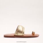jp Sam Edelman 女性 マルギット トゥリングサンダル アンバーゴールド 4NFV0P257 履物 - Image 2