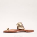 jp Sam Edelman 女性 マルギット トゥリングサンダル アンバーゴールド 4NFV0P257 履物 - Image 4