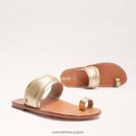 jp Sam Edelman 女性 マルギット トゥリングサンダル アンバーゴールド 4NFV0P257 履物 - Image 7
