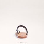 jp Sam Edelman 女性 マルギット トゥリングサンダル 黒い革 4NFV0P258 履物 - Image 5