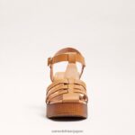 jp Sam Edelman 女性 マルグリット プラットフォーム ブロックヒール サドル 4NFV0P659 履物 - Image 3