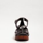 jp Sam Edelman 女性 マルグリット プラットフォーム ブロックヒール ブラックパテント 4NFV0P660 履物 - Image 3