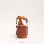 jp Sam Edelman 女性 マルグリット プラットフォーム ブロックヒール サドル 4NFV0P659 履物 - Image 5