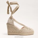 jp Sam Edelman 女性 マルゲリータ エスパドリーユ ウェッジ サンダル 自然 4NFV0P85 履物 - Image 2