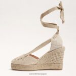 jp Sam Edelman 女性 マルゲリータ エスパドリーユ ウェッジ サンダル 自然 4NFV0P85 履物 - Image 4